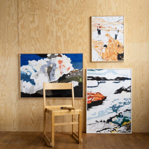 Poster wall with posters hav, landskap and moln for Fine Little Day by My Nilses