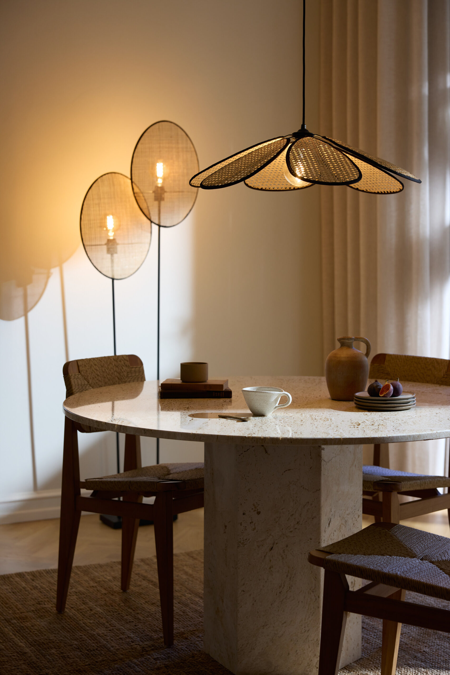 News osram decor rattan daisy pendant