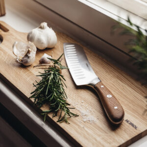 HEIROL kitchen knife wooden handle