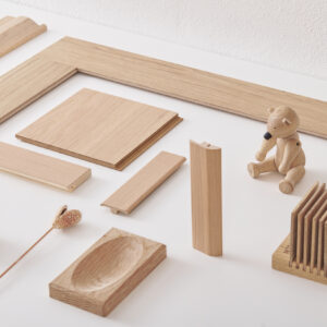 Bjelin wooden misty white