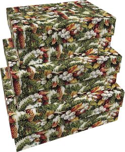 NYHET Pappersboxar, 3- set
